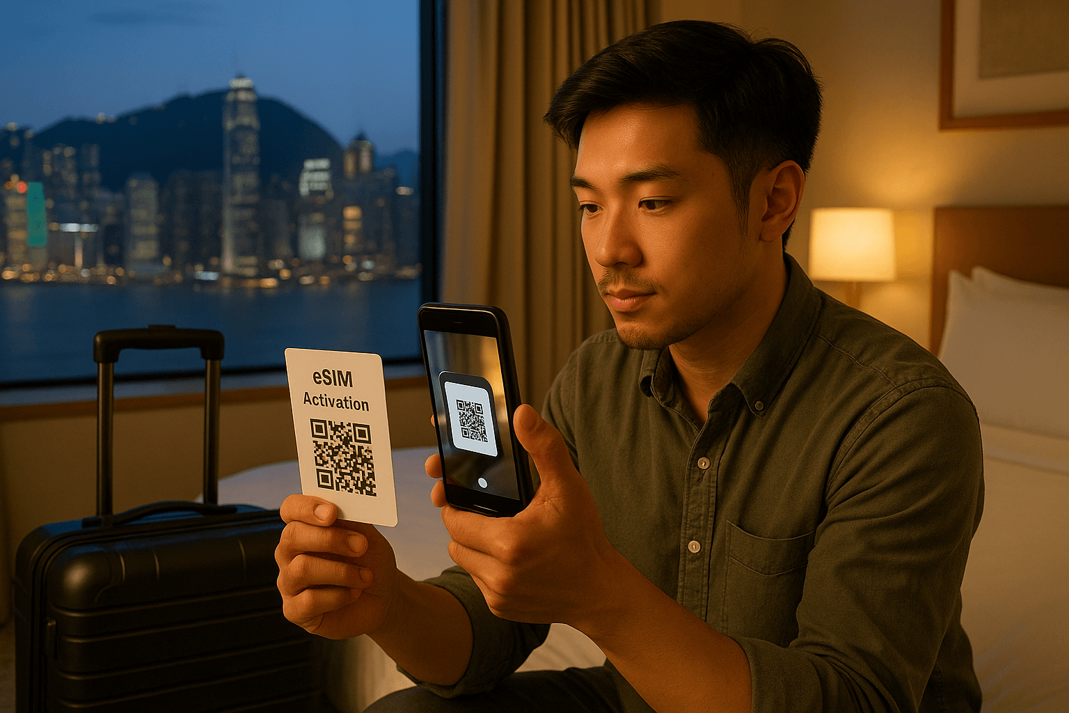 Activating eSIM in Hotel