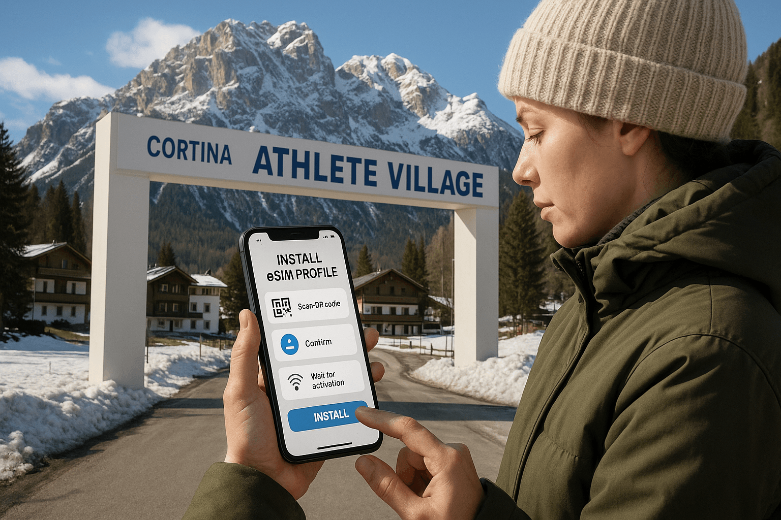 Athlete Village Scenic Entrance