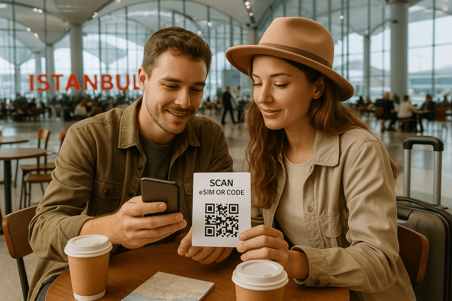 eSIM Setup at Airport