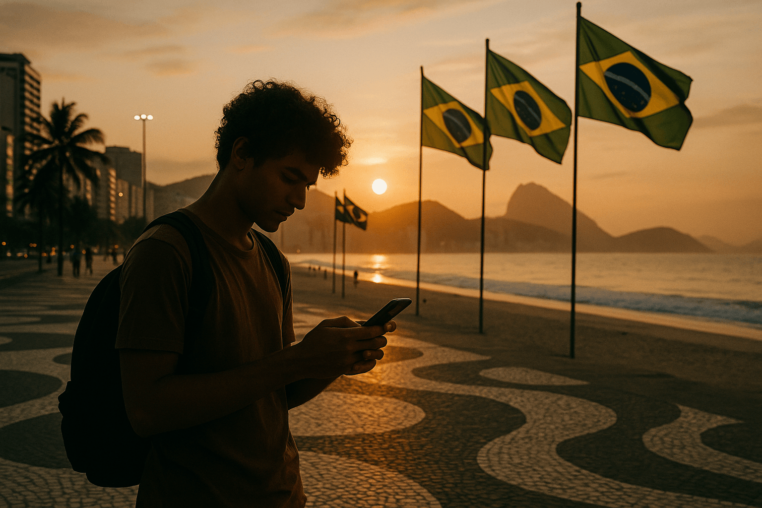 Sunrise on Copacabana