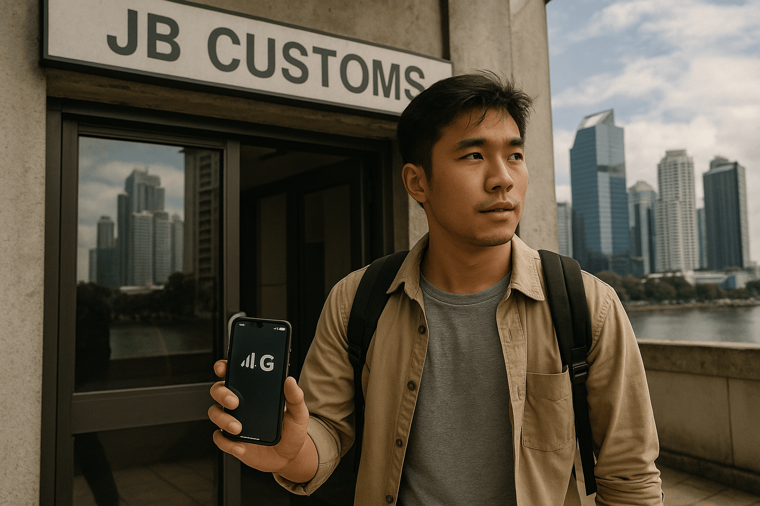 Traveler in JB Skyline