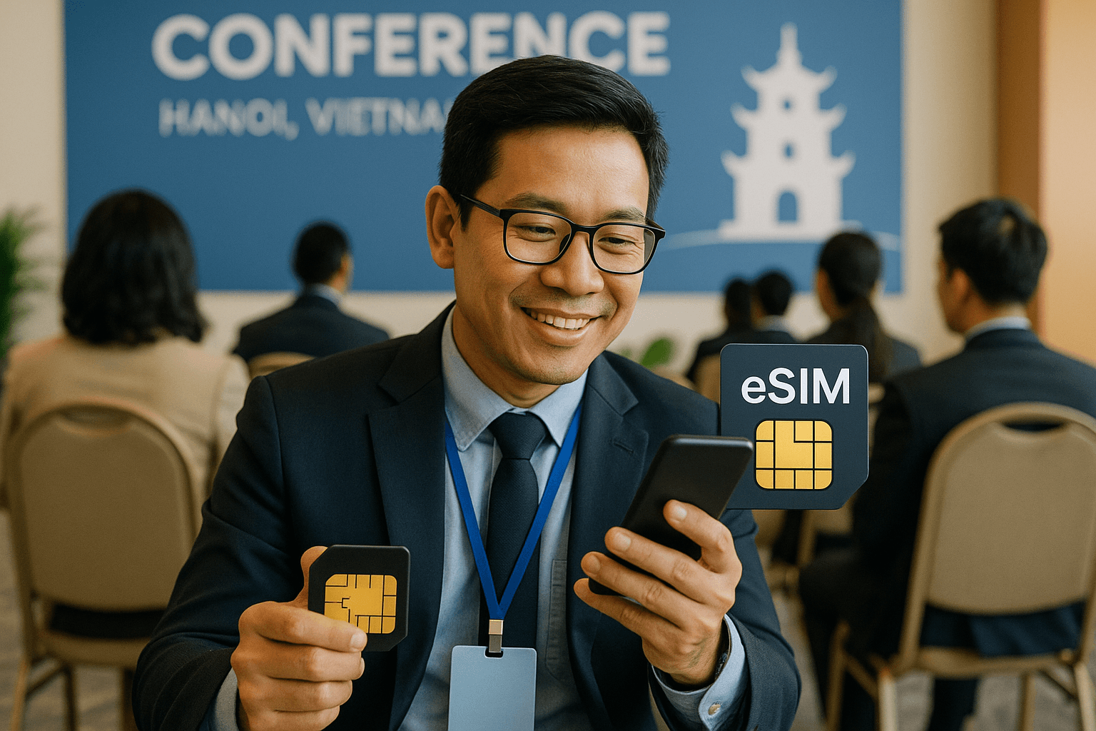 Business Traveler in Hanoi