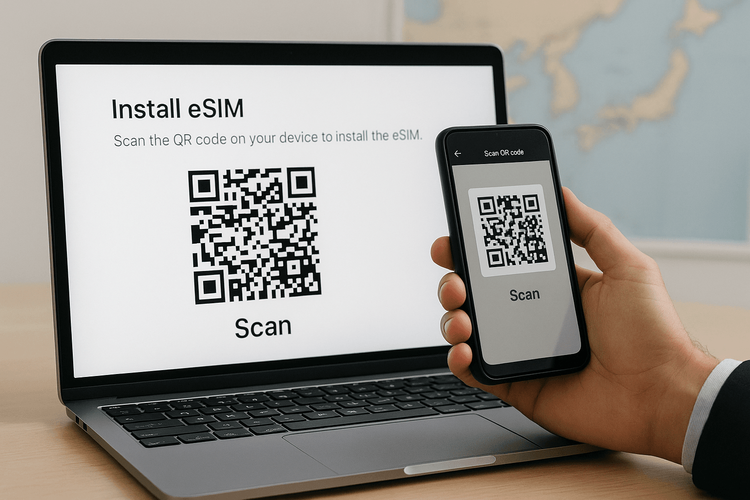 eSIM Setup Process