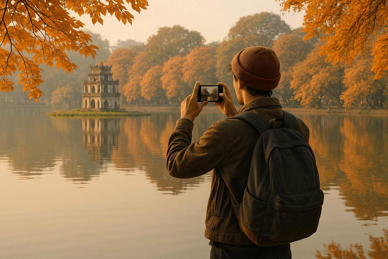 Your Guide to Hanoi's Hoan Kiem Lake: Get an eSIM for Your Trip