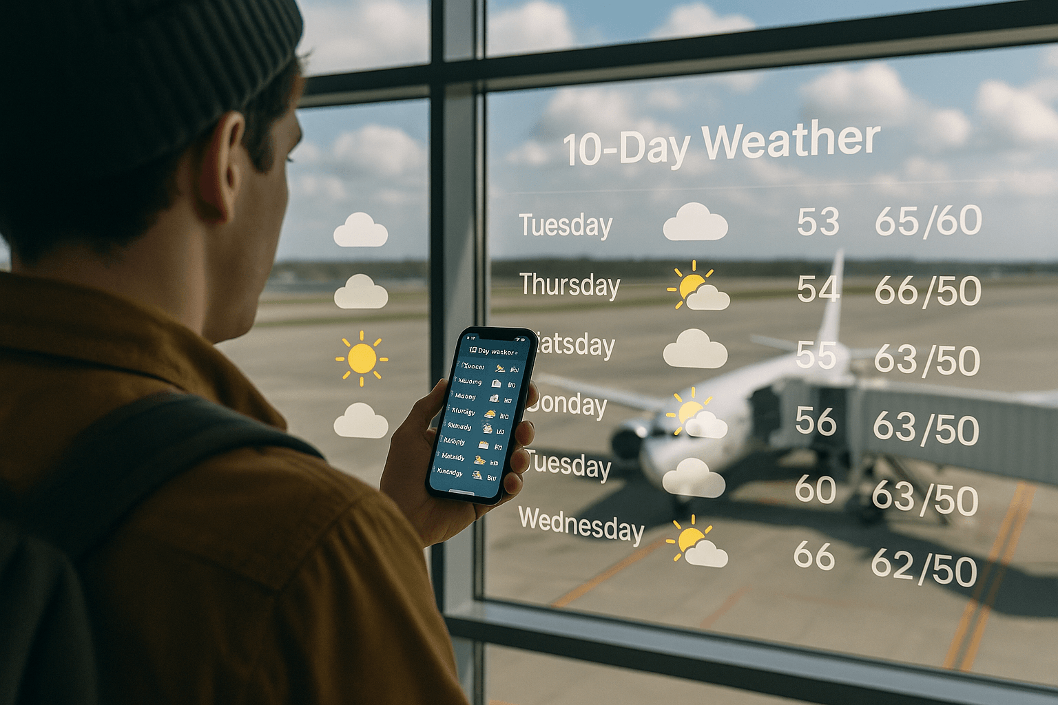 Travel Plans? Why an eSIM is Key for 10-Day Weather Forecasts