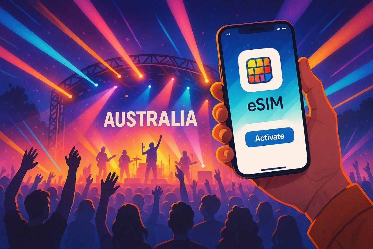Pulp Australian Tour: Get an eSIM for Concerts & Travel