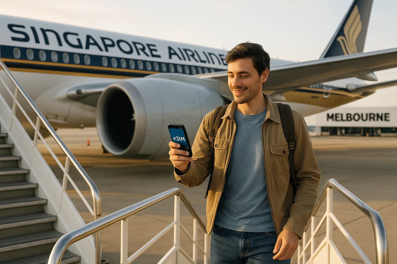 Flying Singapore Airlines to Melbourne? Land with Data Ready