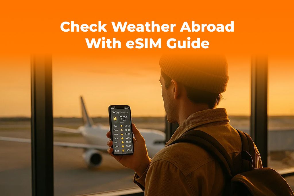 Check Weather Abroad on Your Phone with a Travel eSIM Plan