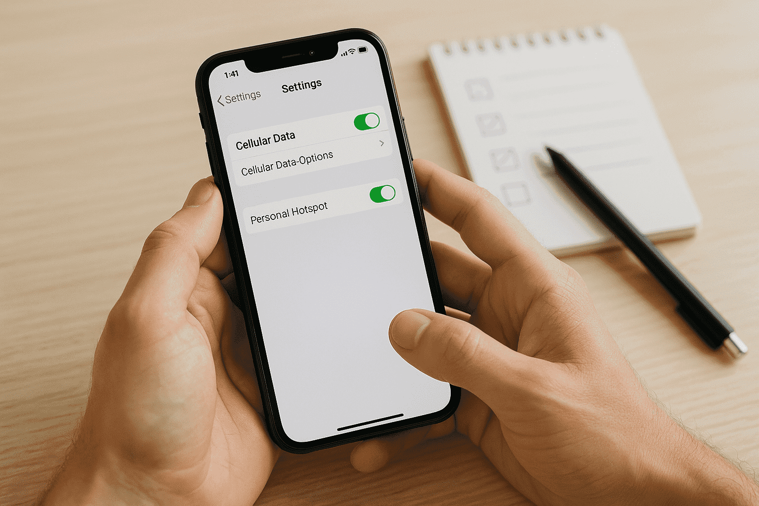 Checking the required settings before you transfer an eSIM to a new iPhone.