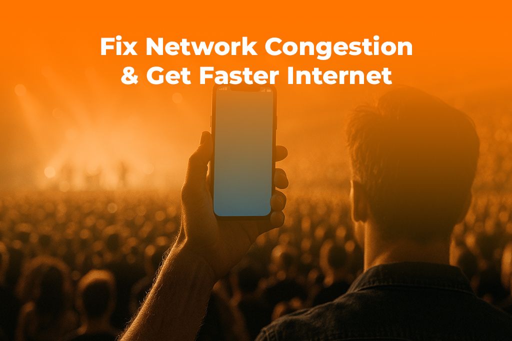 Slow Data at Events? Fix Network Congestion & Get Faster Internet