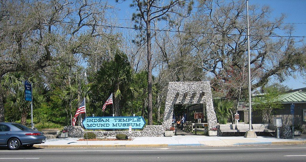 Indian Temple Mound park entrance, Fort Walton Beach, Florida