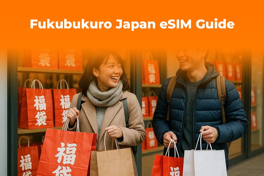 Japan's Fukubukuro Season: Get an eSIM for Your Shopping Trip