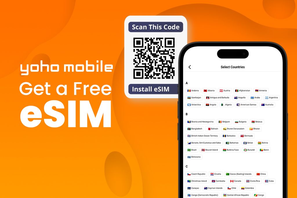 Get a Free eSIM with Yoho Mobile