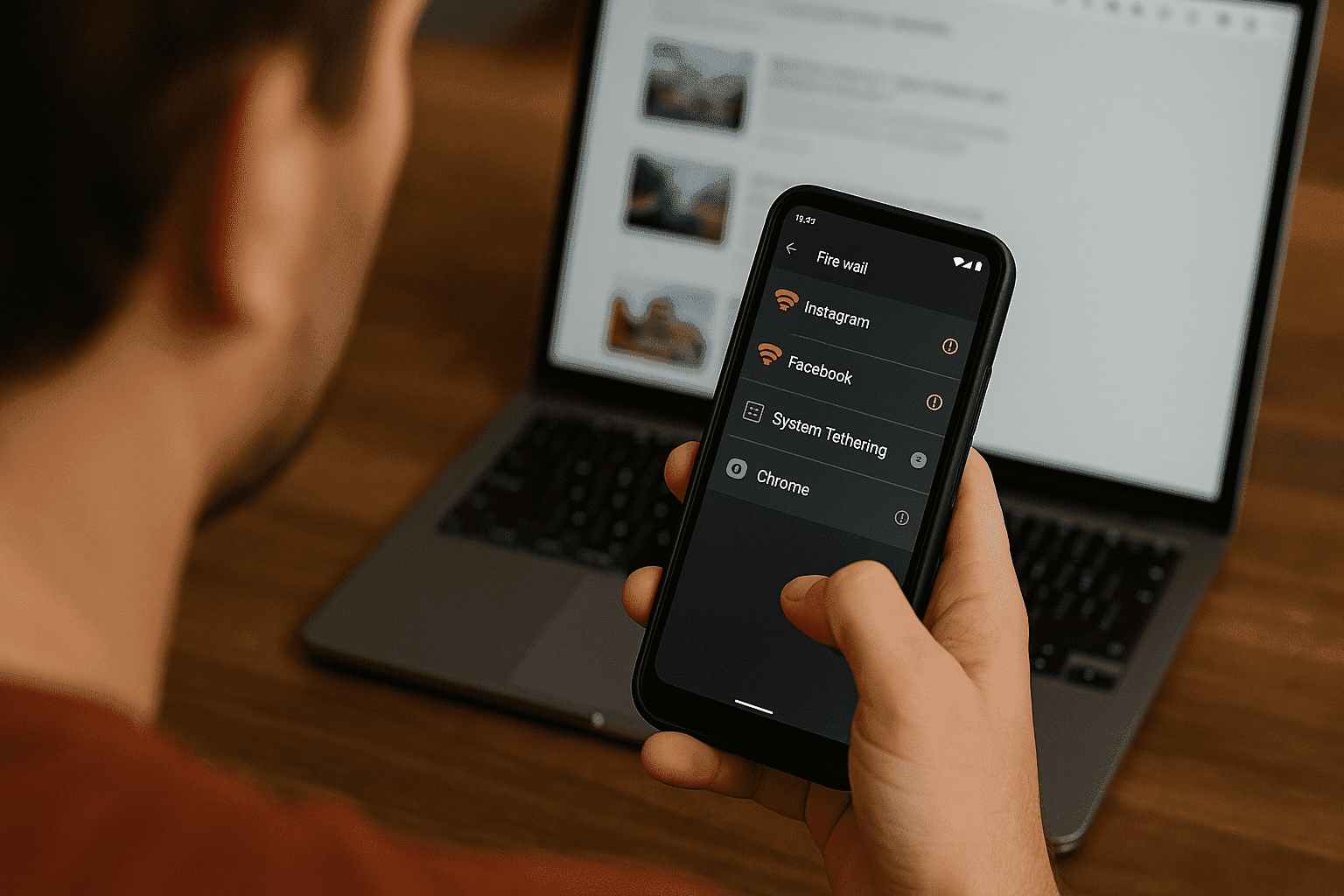 Using a firewall app to successfully use data saver with hotspot by controlling individual app data.