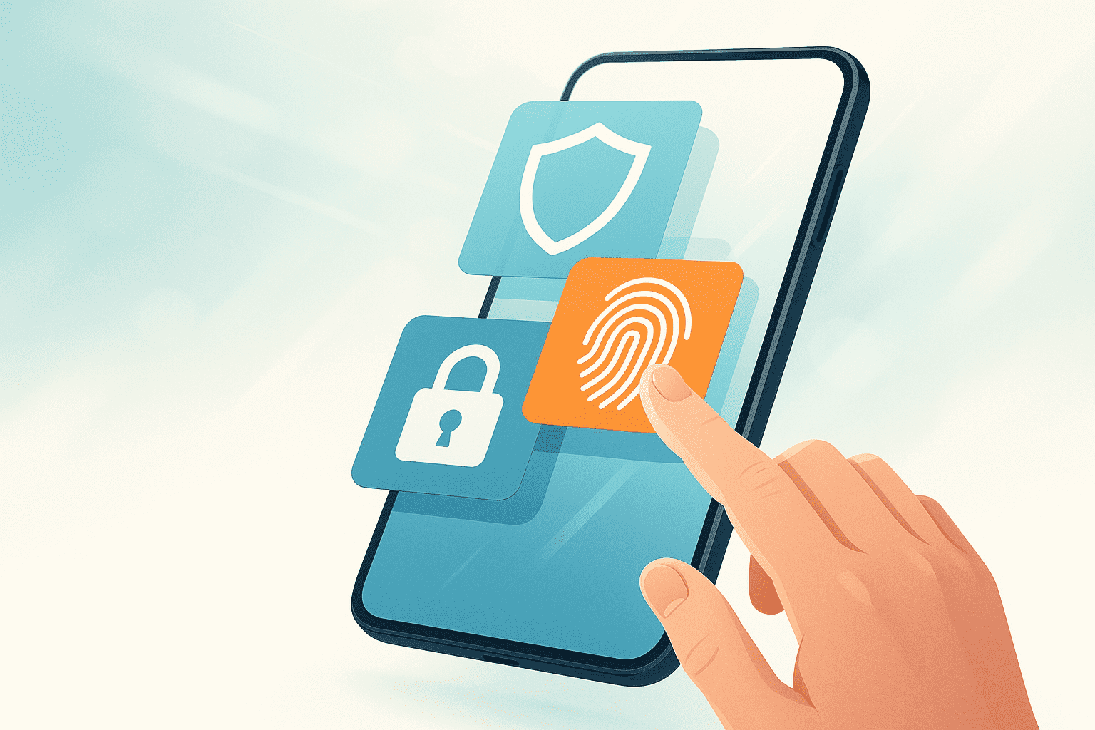 Smartphone displaying eSIM icon; understanding if an esim can be hacked