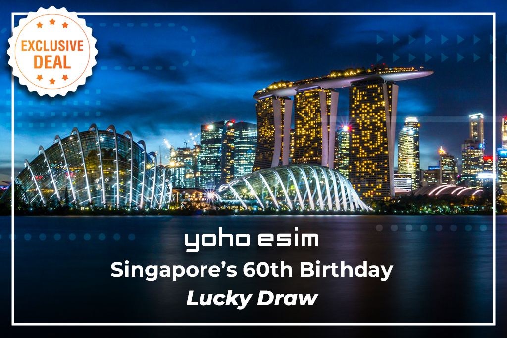 SG60 Lucky Draw: Buy a Yoho eSIM & Win up to S$600 Cash!