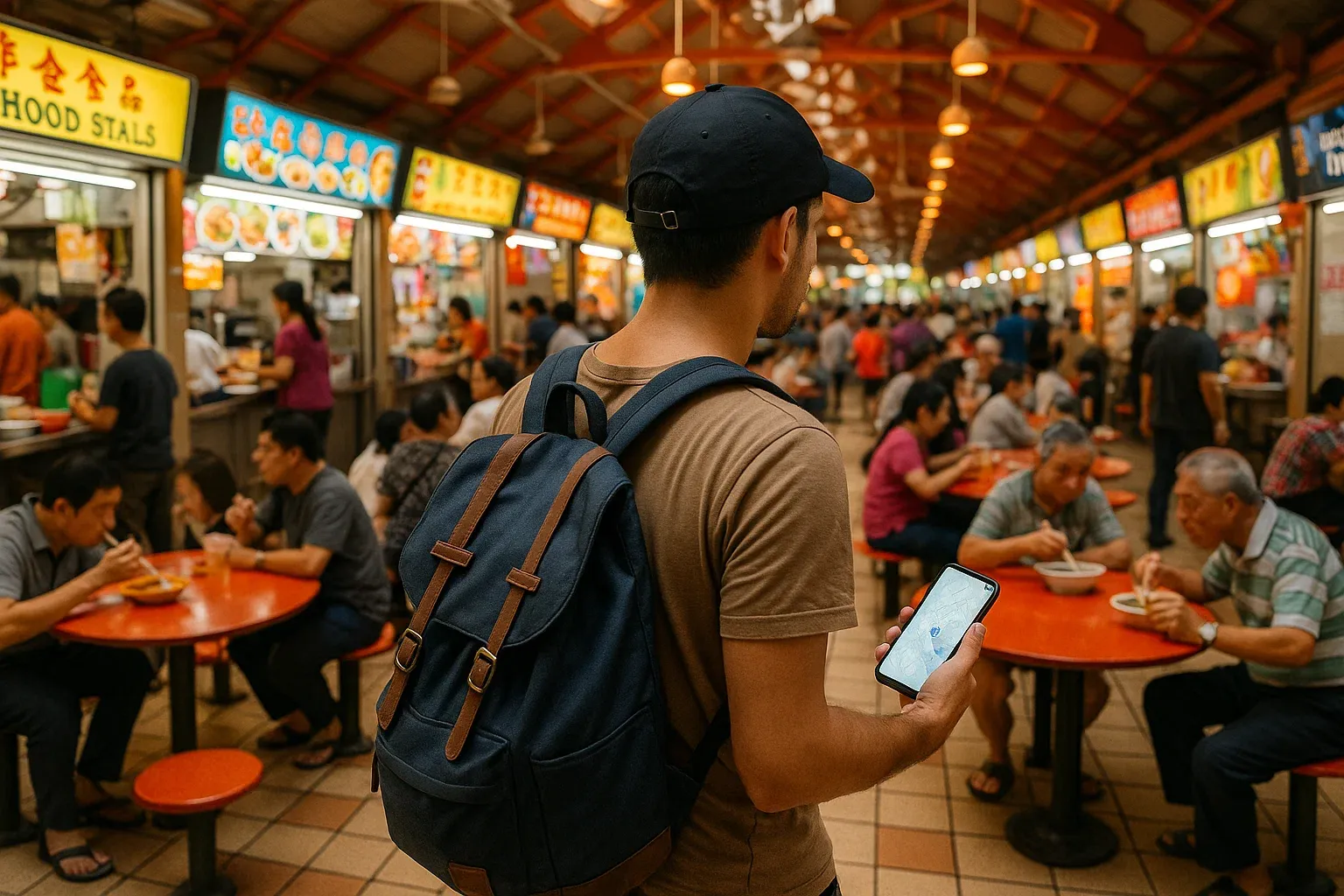 Singapore Food Tour: Use an eSIM to Find the Best Hawker Stalls