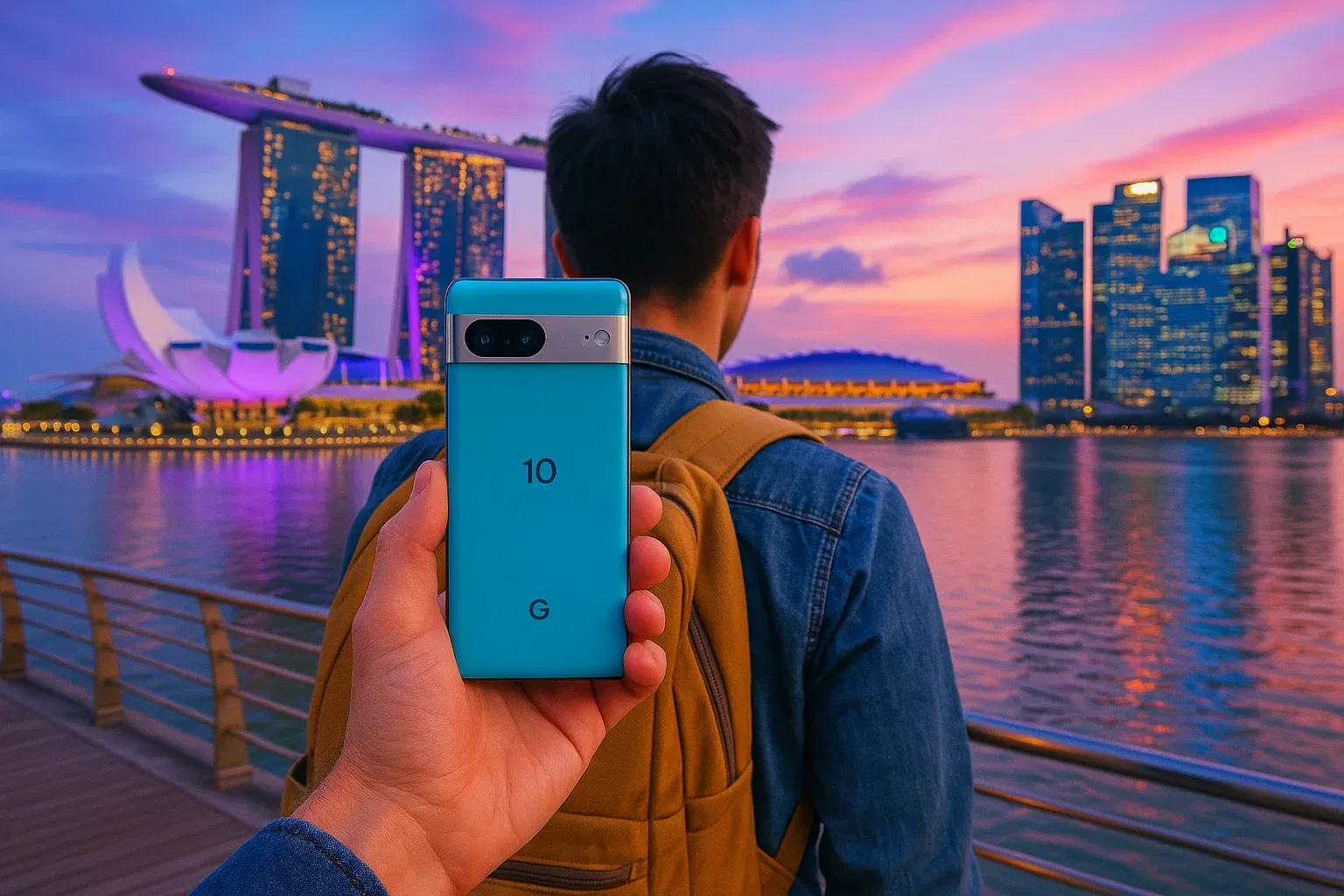 Use Google Pixel AI in Singapore with a High-Speed Data eSIM
