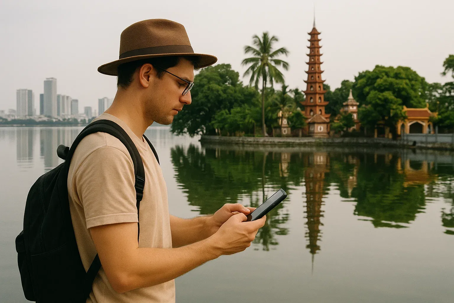 Visiting Hanoi's West Lake? Don't Forget Your Vietnam eSIM