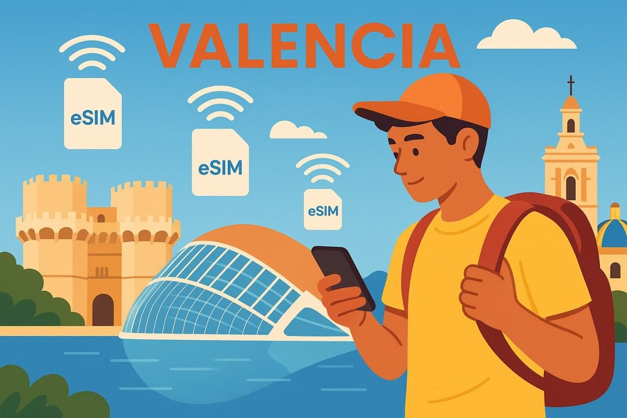 Traveling to Spain? Get an eSIM for the Valencia Region