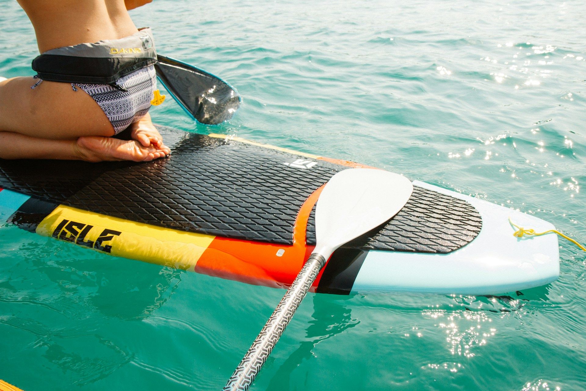Paddleboard sur le Huron River Water Trail, Michigan, USA
