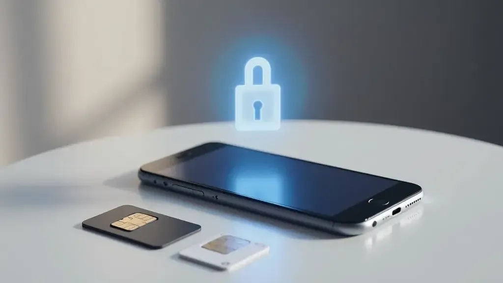iPhone moderno mostrando la diferencia entre eSIM y R-SIM