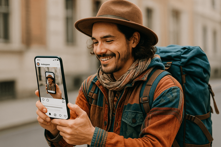Traveler Sharing Adventure