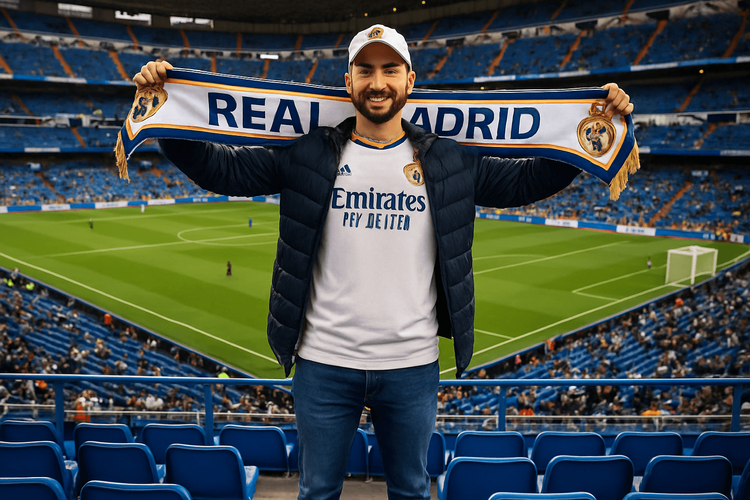 Madrid Fan at Bernabéu