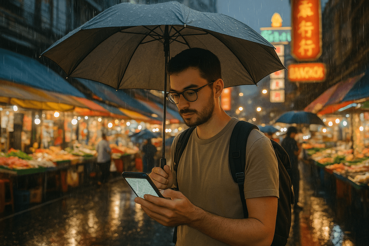 Rainy Bangkok Navigation
