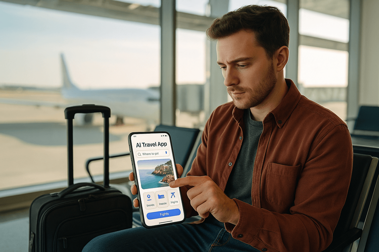 Traveler with AI App