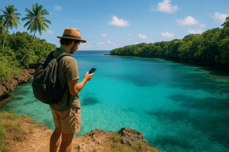 Traveler's Tropical View