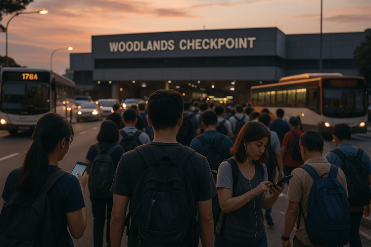 Cross-Border Dawn Commute