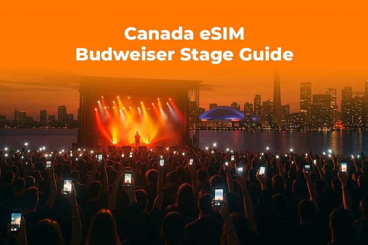 Going to a Show at Budweiser Stage? Get a Canada eSIM