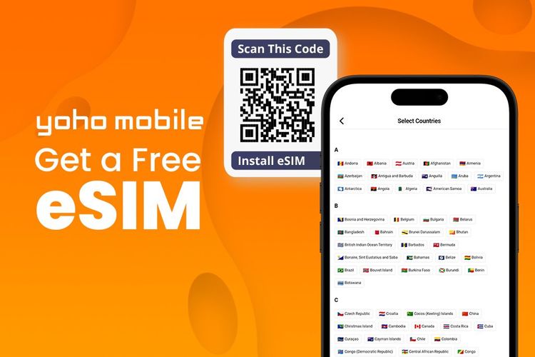 Get a Free eSIM with Yoho Mobile
