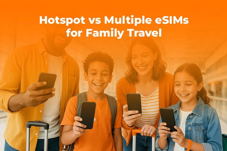 Hotspot vs Multiple eSIMs for Family Travel | Yoho Mobile Guide