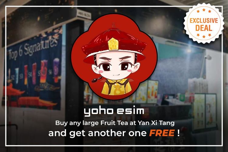Yoho Deals | YAN XI TANG: Buy One Get One Free on Fruit Tea