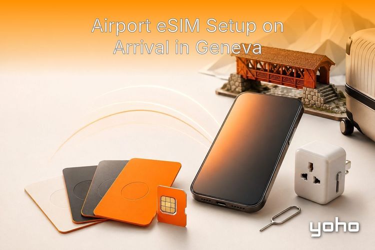 Airport eSIM Setup On Arrival in Geneva article image