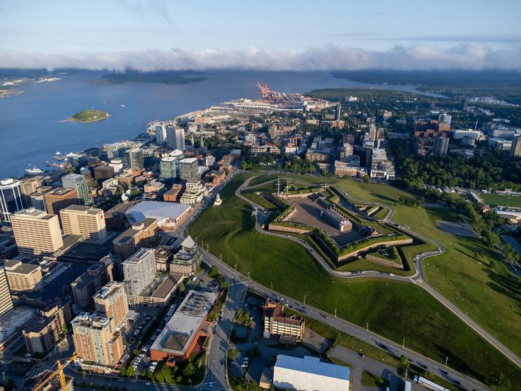 Aerial view of Halifax