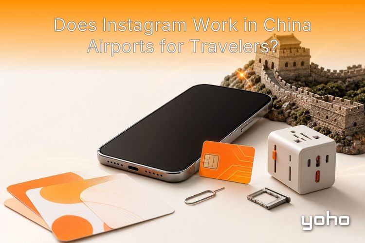 Does Instagram Work in China Airports for Travelers? hero image with destination-specific travel connectivity context