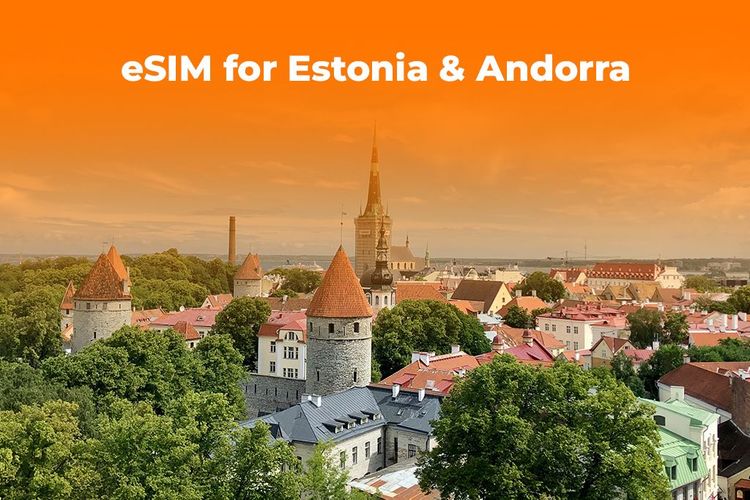 eSIM for Estonia & Andorra | Yoho Mobile Europe Data Plan