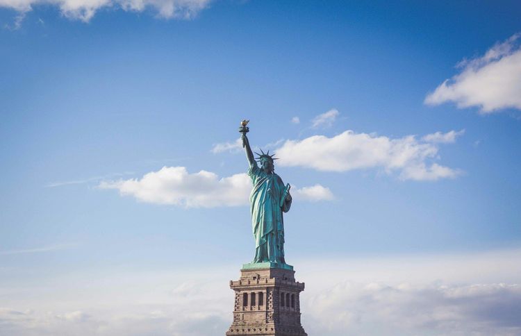 Liberty Statue upper view