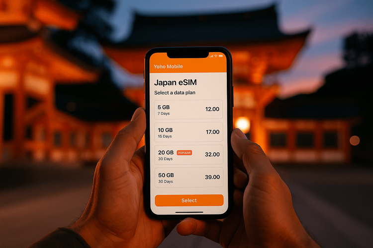 شريحة eSIM مقابل شريحة SIM المحلية في اليابان (2025): الخيار الأفضل من حيث التكلفة والسرعة