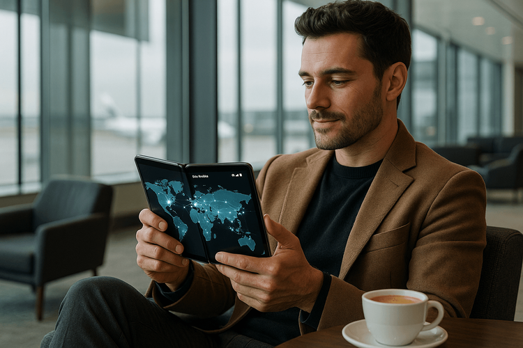 Путешествуйте без границ: eSIM от Yoho Mobile для складных смартфонов