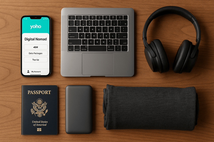 Essential packing list for a long-term traveler and digital nomad.
