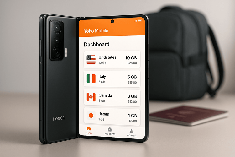 Активиране на Yoho Mobile eSIM на Honor Magic V5: Ръководство 2025