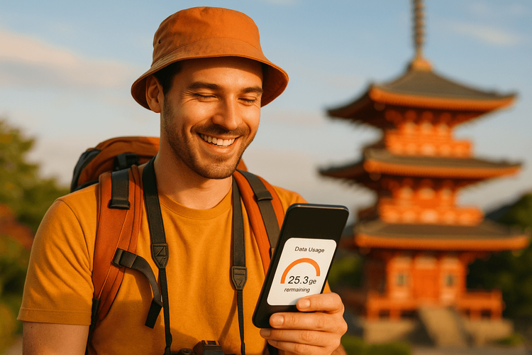 Jak śledzić zużycie danych eSIM Yoho Mobile na iPhone i Androidzie