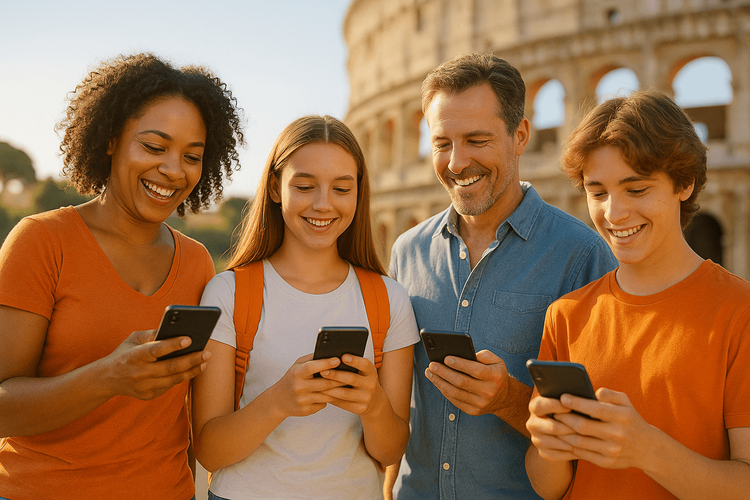 Hotspot vs. mehrere eSIMs für Familienreisen | Yoho Mobile
