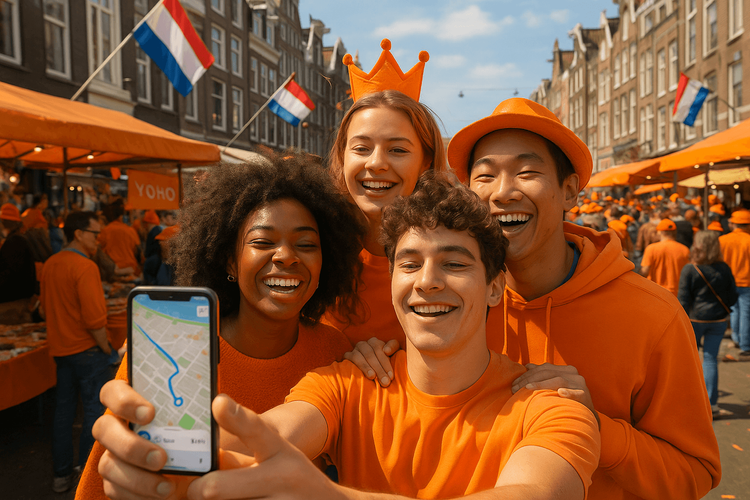 eSIM for King's Day Amsterdam 2026 | Yoho Mobile Netherlands
