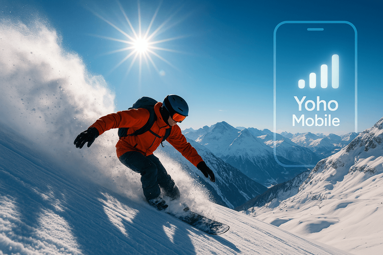 eSIM pro lyžování v Alpách 2026: Zůstaňte ve spojení s Yoho Mobile