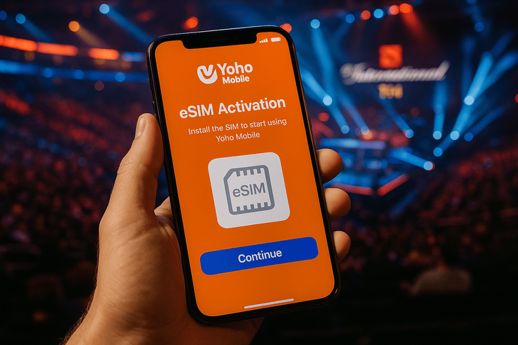 وداعًا لرسوم التجوال: دليل شرائح eSIM لبطولة دوتا 2 (TI14) | Yoho Mobile